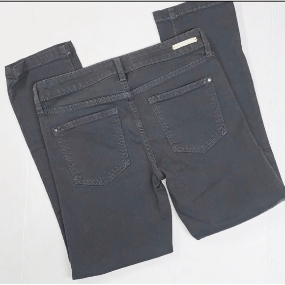 Pilcro & the Letterpress Anthropologie Sz 29 Stet Fit Gray Cropped Skinny Jeans - Picture 6 of 9